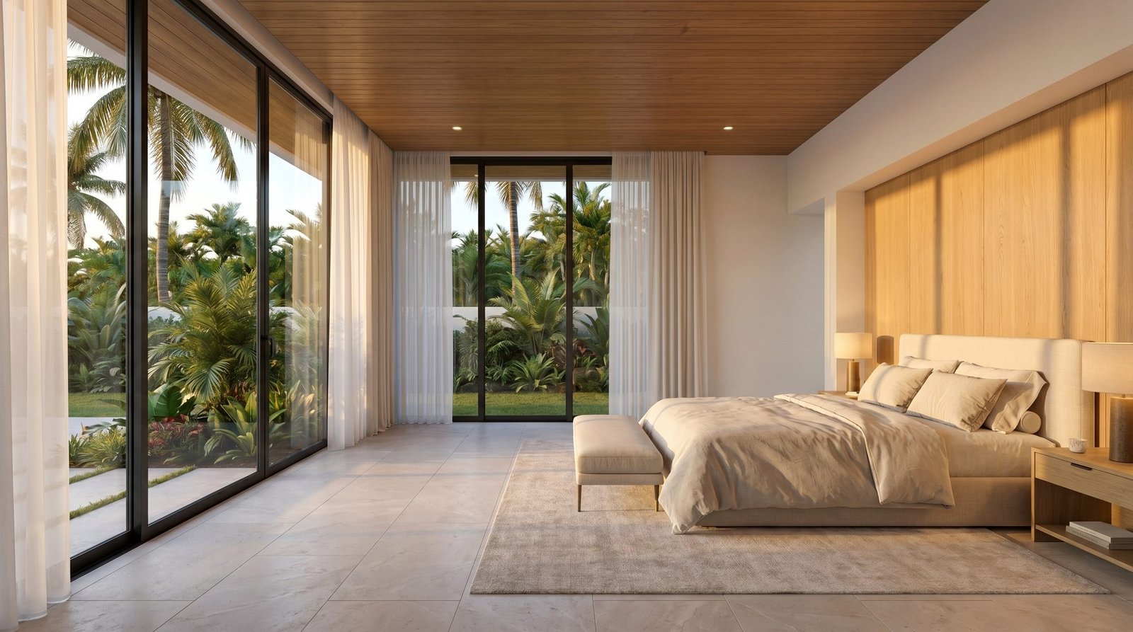 Render of the primary suite used in the video tour